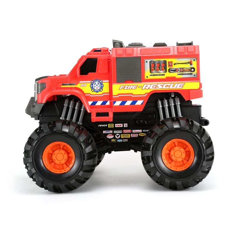 Tűzoltóautó - nagy lábszörny
