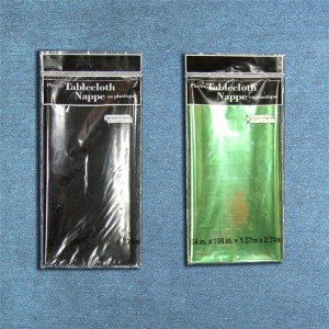 Boldog születésnapot Party lakberendezési fólia terítő Apple zöld színű mat metál terítő