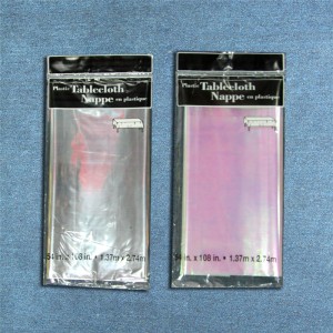 Fólia asztalterítő egyszínű fém fólia asztalterítővel az esküvői ünnepi ünnepséghez