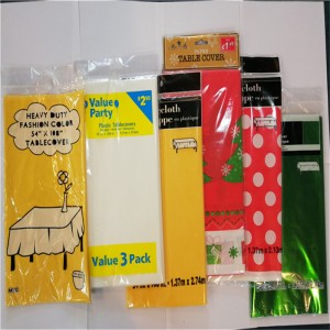 54x108 méretű, eldobható PVC terítő egyszínű, négyzet alakú és kerek formájú otthoni dekorációs asztalhuzat