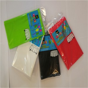 Nagykereskedelmi PEVA terítő, kerek, műanyag asztalhuzat, ünnepi ünnephez