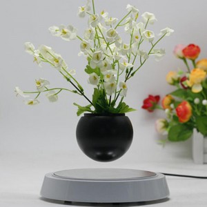 ÚJ 360 forgó maglev lebegő lebegő levegős tavacska ültetvényes pot bonsai