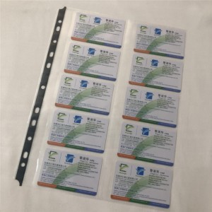 HIgh transzparencia Névjegykártya oldala