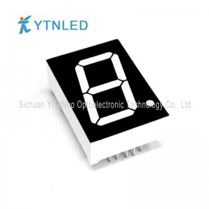 1 hüvelykes piros, 1 számjegyű 7 szegmenses LED-kijelző, digitális cső