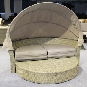 Kerek nap angyal arcát hordozható strandon összecsukható kültéri szolárium