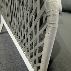 Dupla szabadtéri Rattan Lounge bútor székkészlet