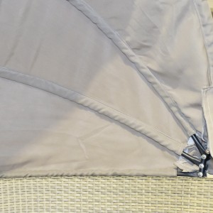 Függőleges Uvb kültéri fonott tengerparti ágy