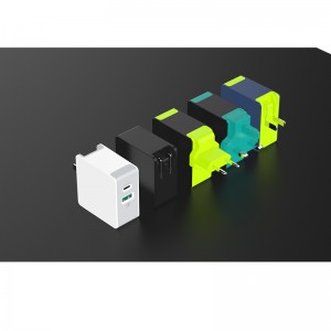 KPS-8006LC 5V3A + QC3.0 -33W USB töltő