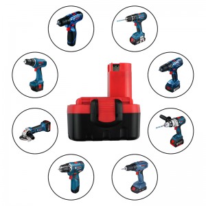 Csere Ni-Cd 14.4V 1700mAh akkumulátorok a Bosch BAT038, BAT040 elektromos kéziszerszámokhoz