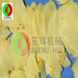 Vágott gyömbérgép / vágott gyömbérgép / gyümölcs- és zöldségszeletelő drótvágó / nagysebességű vágott gyömbér selyem gyömbérgép (videó) QS-50 / QS-100