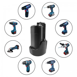 Li-ion 2000mAh 10,8 V BAT411, BAT412, BAT413, 2 607 336 996 Bosch csereakkumulátoros szerszámok