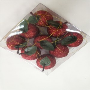 Karácsonyi kiegészítők piros sétabot-dekoráció a partira