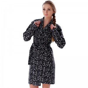 Nők Kimono Robe nyomtatott pizsamás fürdőköpeny