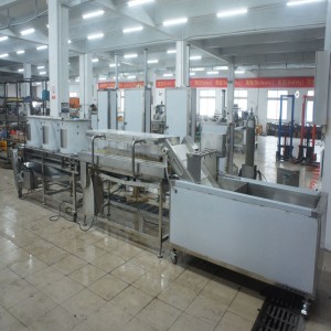 Passion gyümölcs tisztító és szárító gyártósor