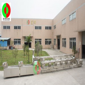 Többfunkciós zöldségmosó / zöldségmosó gép gyártósor / háromrétegű, tiszta zöldségfeldolgozó gyártósor