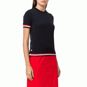 Testreszabott nyári kötöttáru kis MOQ női vékony pulóver