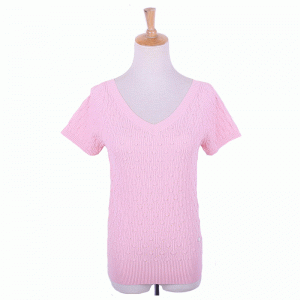 2018 gyémánt rácsok, nyári rövid ujjú, kötött pulóver pulóver