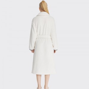 Női snuggle gyapjú hímzés Robe