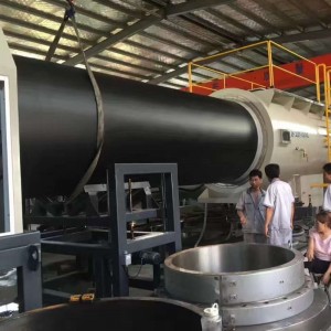 1600 mm nagy méretű HDPE cső, HDPE cső a szennyvízhez