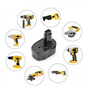 Ni-Cd 1500mAh 14,4 V újratölthető fúró akkumulátorok csere a Dewalt elektromos kéziszerszámokhoz