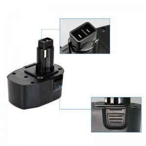 Ni-Mh 14,4 V 2000mAh csere akkumulátor akkus fúróhoz DC9091, DE9091, DE9038