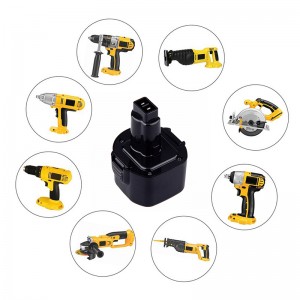 Versenyképes 9.6V 2000mAh Ni-Cd akkus fúró akkumulátor javító ára a Dewalt DE9062, DW9061, DW9062