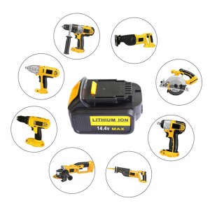 Li-ion 14,4 V 4000mAh cserélje ki a Dewalt DCB140 akkumulátorának akkumulátorát