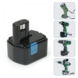 Ni-Cd 14.4V 2000mAh akkumulátorral tölthető akkumulátorok a Hitach készülékhez EW1414, EB1414S, EB1426H