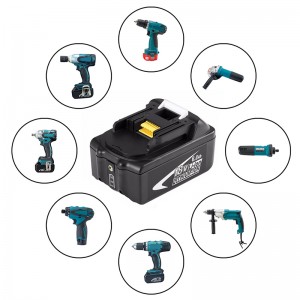 Li-ion 18V 6000mAh csere akkumulátorok Makita BL1845, BL1850, 194205-3 fúrókhoz