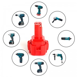 9101A, 9102, 193977-7, 192595-8 9.6V 1500mAh Ni-Cd csere univerzális akkus fúró akkumulátorok