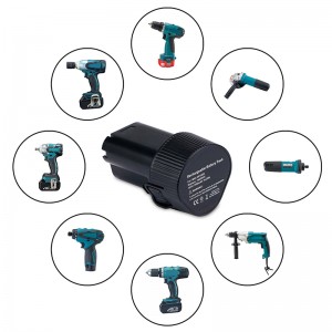 Csere 10,8 V 2000mAh akkumulátorral, Li-ion akkumulátorral, Makita 194550-6, 194551-4