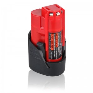 12 V 1500mAh-os csere-újratölthető lítium akkumulátorok Milwaukee 48-11-2411 M12 szerszámokhoz