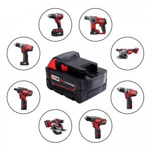 Li-ion 18V 4000mAh szerszám csereakkumulátorcellák Milwaukee 48-11-1840 M18-hez