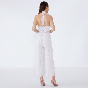 Felnőtt Onesie digitális nyomtatás Plusz méretű női csíkos jumpsuit