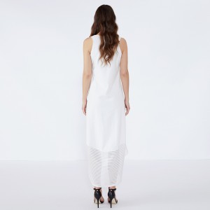 Roupas Femininas fehér pamut ruházat női csipke ruha