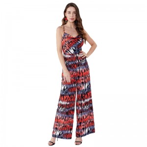 Halter harisnyatartó meztelen váll szexi nyári Bandeau jumpsuit
