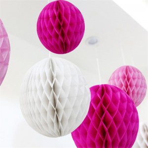 Buli dekorációs szett, beleértve a Pom virágot, a kör alakú szövet papírventilátort, születésnapra faragva