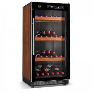 Nagyon dicsőséges sorozatú, nagy hatékonyságú kompresszoros borhűtő, fagymentes 120W léghűtéses borhűtő