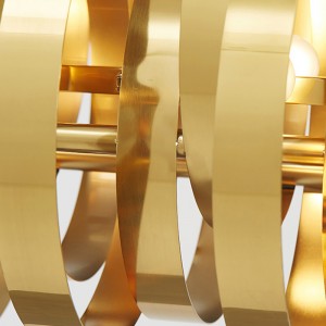 Modern, szabálytalan személyiségű kerek otthoni szálloda LED csillár Km2139