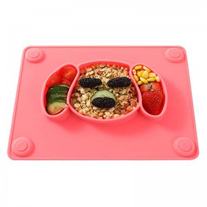 Szilikon étellap gyerekeknek Szilikon cserepes lemez szilikon tányér