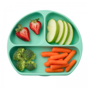 Gyári nagykereskedelem Mikrohullámú biztonságos kisgyermek baba szilikon osztott lemez