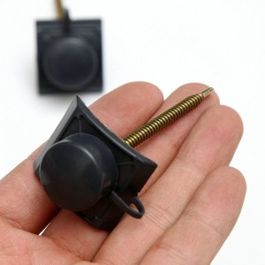 Különleges tartozékok PVC tetőlemez vízálló csavarral és kupakkal a PVC tetőcseréphez