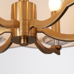 Modern minimalista kerek dekoratív hálószoba tanulmánycsillár Km2119