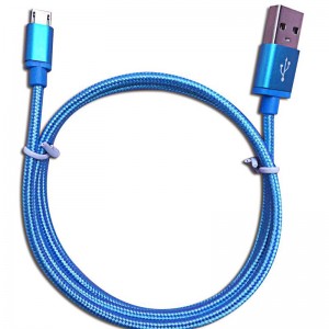 Micro Nylon fonott usb-kábel