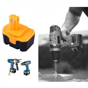 Ni-Mh 3000mAh 14,4 V-os szerszám-akkumulátorok csere a Ryobi számára 130224011, 130224012