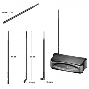 9dBi erősítés 395 mm 2,4 GHz-es WIFI antenna Beltéri Omni Irányított Külső Antenna