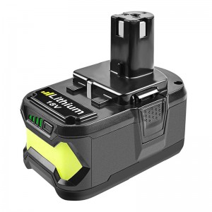 Ryobi P105, P106, P107, P108i 18V 3000mAh Li-ion csereakkumulátorok Akkus fúrók