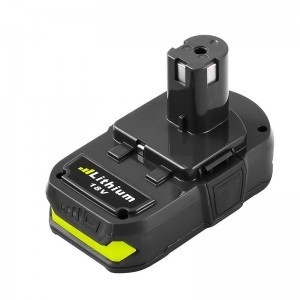 Ryobi P102, P103, P104 2000mAh 18 V-os lítium-ion csere akkumulátorokhoz