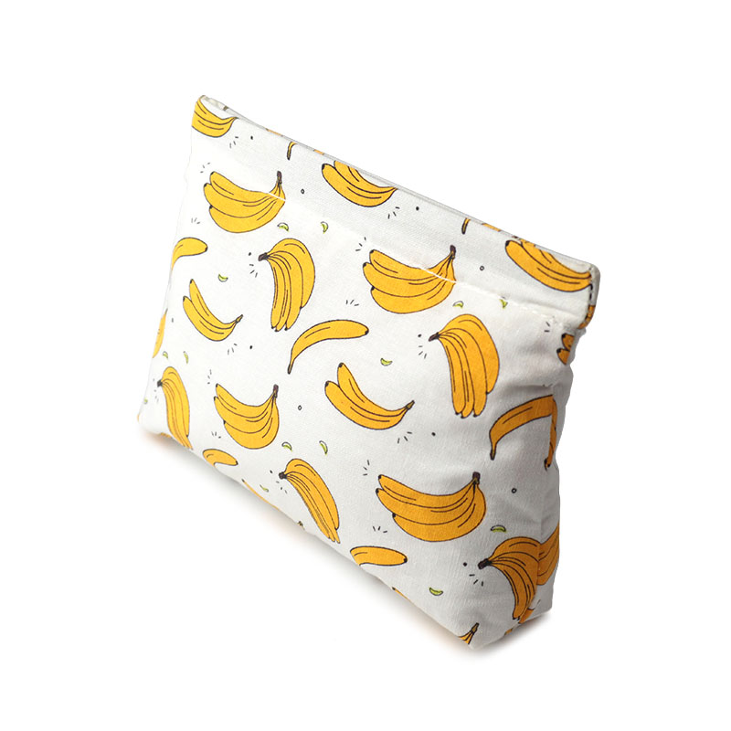 100% természetes banánszálas népszerű kozmetikai táska