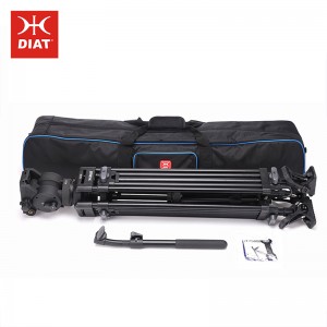 DIAT A223MKS30 Háromdimenziós hidraulikus fej állvány Stabil, stabil kameraállvány Videofelvétel-állvány